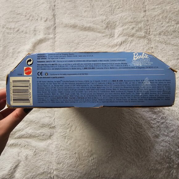 Vintage 1997 Barbie as Sleeping Beauty Collector's Edition Doll NRFB 18586 - Picture 3 of 11